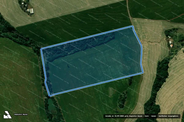 Imagem de satélite de FAZENDA SANTA ALICE - Única em Ivaiporã - PR