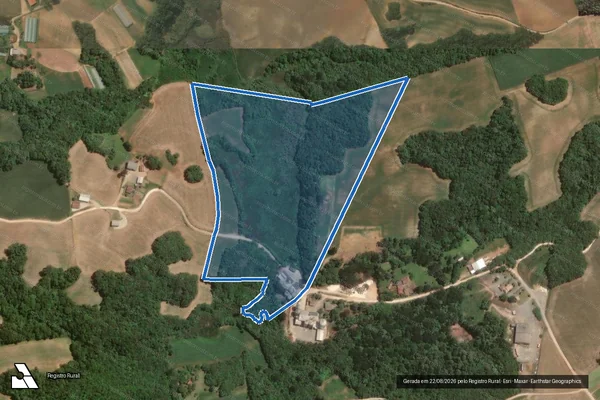 Imagem de satélite de SITIO TANQUE DO KMIECIK - Parte 1 em Campo Largo - PR