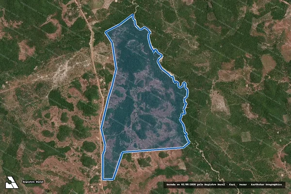 Imagem de satélite de FAZENDA SÃO BENEDITO - SÃO BENEDITO em Vargem Grande - MA
