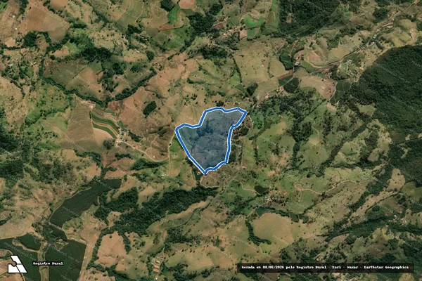 Imagem de satélite de Fazenda Santana - Gleba C em São João da Boa Vista - SP