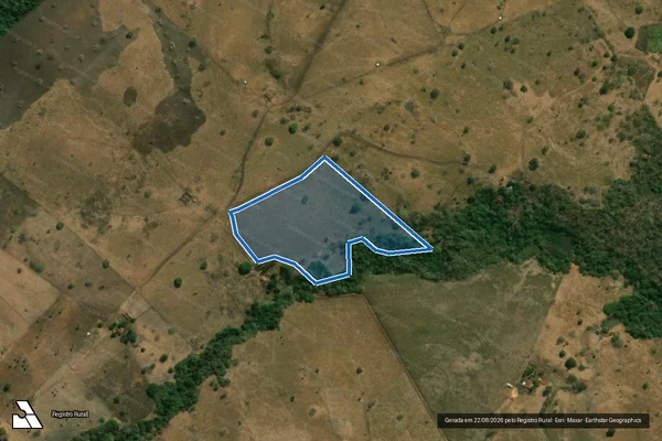 Imagem de satélite de Lote ? 393 P.A Santo Idelfonso - Gleba C em Novo São Joaquim - MT