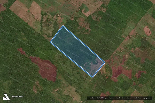 Imagem de satélite de P.A P. JOSIMO TAVARES ? LOTE 50 ? SETOR MALICIA - Parte 1 em Conceição do Araguaia - PA