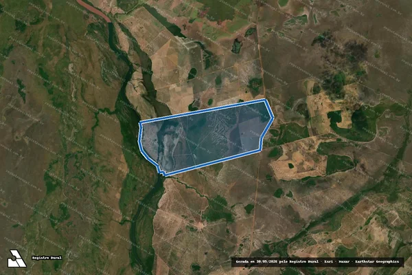Imagem de satélite de FAZENDA BARRO ALTO - Parte 1 em Cocalinho - MT