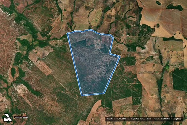 Imagem de satélite de FAZENDA NAZARÉ - REMANESCENTE em São Pedro dos Crentes - MA