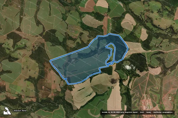Imagem de satélite de FAZENDA GENGIBRE - Gleba B em Uberaba - MG