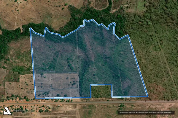 Imagem de satélite de Fazenda Café no Bule II - Gleba I - Data Bonfim - Remanescente em Riachão - MA