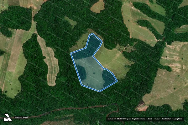 Imagem de satélite de Fazenda Perobal - Sítio Santa Helena I em Angatuba - SP