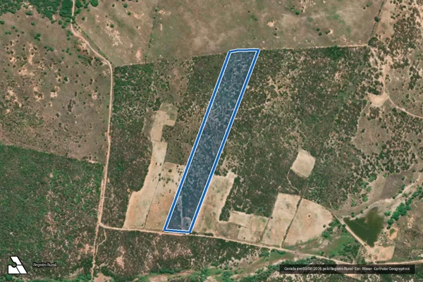 Imagem de satélite de PROJETO DE ASSENTAMENTO 03 DE AGOSTO - LOTE 04 em Pedro Avelino - RN