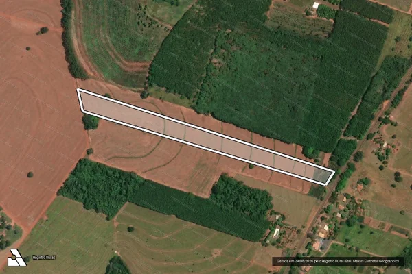 Imagem de satélite de SÍTIO SÃO SEBASTIÃO - Parte 1 em Macedônia - SP