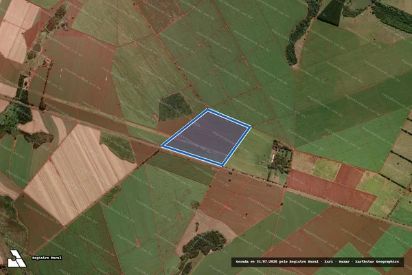 Imagem de satélite de Sítio Santa Tereza - Parte 1 em Ipuã - SP