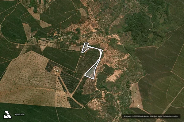 Imagem de satélite de Fazenda Garimpinho - Parte 3 em Poxoréu - MT