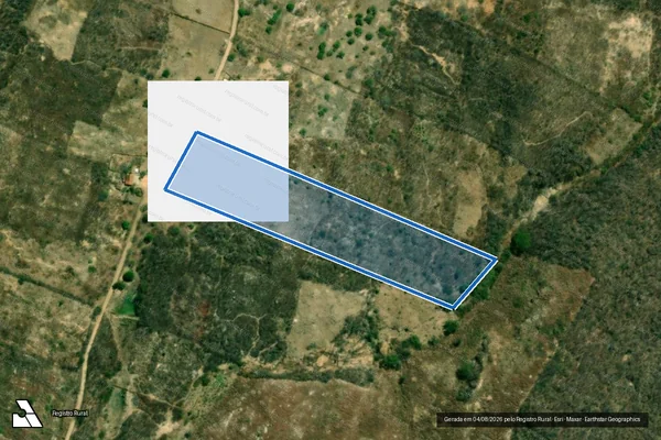 Imagem de satélite de SÍTIO BAHIA ? LOTE 0571 - Parte 1 em Iracema - CE