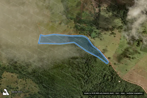 Imagem de satélite de FAZENDA MACACOS DE BAIXO - Parte 1 em Cocalzinho de Goiás - GO