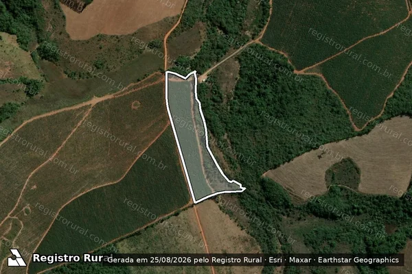 Imagem de satélite de FAZENDA CONSERVA - Parte 1 em Oliveira - MG