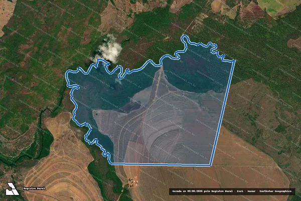 Imagem de satélite de Fazenda Romava, Lote 08C do Lot° Faz. Areia de Cima - Parte 1 em Porto Nacional - TO
