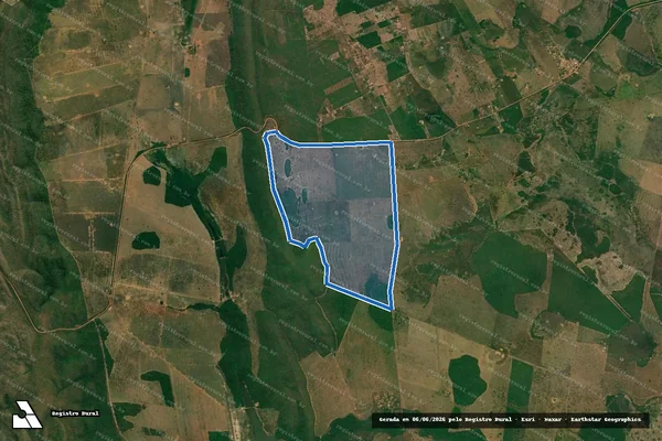 Imagem de satélite de FAZENDA BURITI  - PARCELA 02 em Porto Esperidião - MT