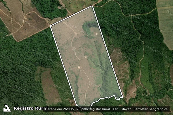 Imagem de satélite de FAZENDA SANTO ANTÔNIO - Parcela 1 em Rondon do Pará - PA