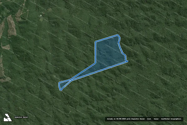 Imagem de satélite de FAZENDA SÃO SEBASTIÃO - Parte 1 em Capão Bonito - SP