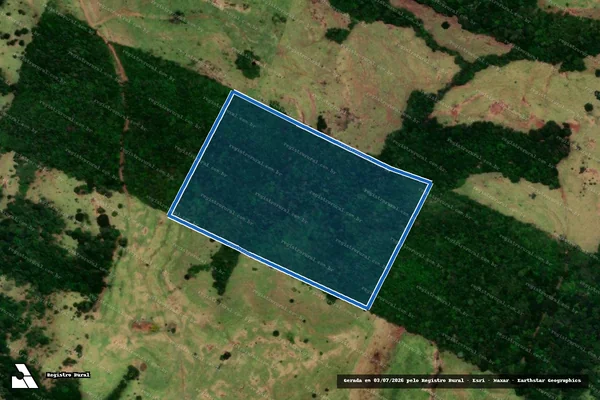 Imagem de satélite de Fazenda Monjoleiro - Matricula nº. 32.892 em Nova Laranjeiras - PR