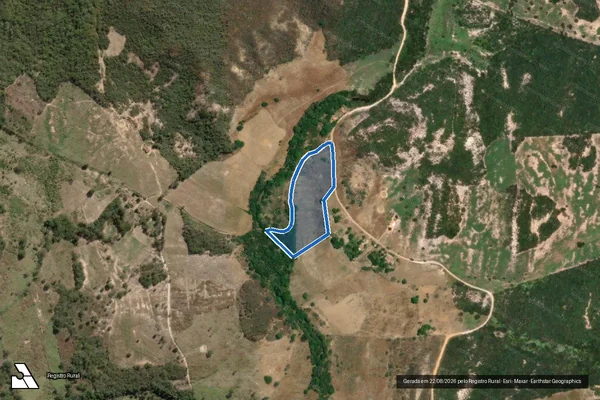 Imagem de satélite de SÍTIO VISTA ALEGRE - Parte 1 em Gameleiras - MG