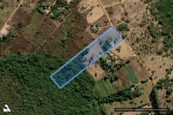 Imagem de satélite de Maria Teodora e Coivanva - Chácara 69 (Gleba da Fazenda Alagados) - Chácara 69 em Novo Gama - GO
