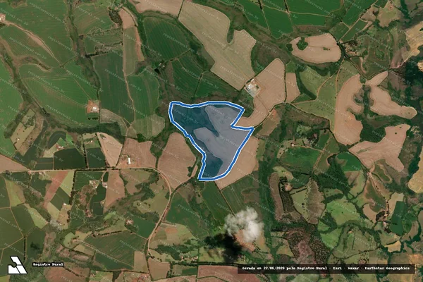 Imagem de satélite de Fazenda dos Campos - Parte 1 em Madre de Deus de Minas - MG