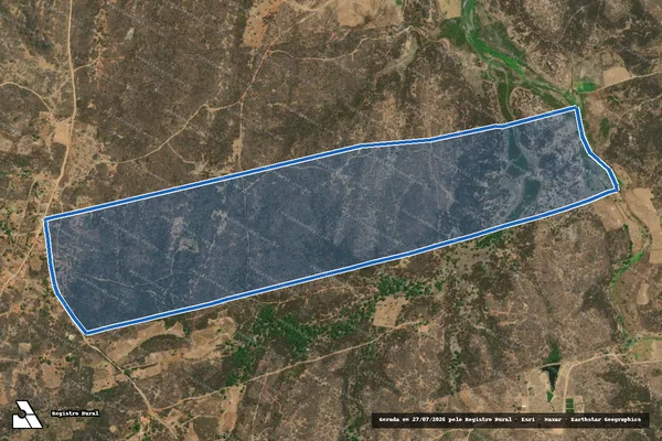 Imagem de satélite de FAZENDA GARROTE - Parte 1 em Canindé - CE