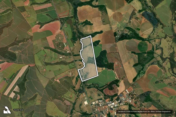 Imagem de satélite de Fazenda Cassú - GLEBA 04 em Uberaba - MG