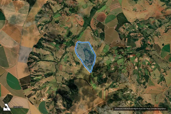 Imagem de satélite de FAZENDA COQUEIROS em São Gotardo - MG