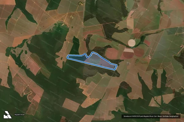 Imagem de satélite de Fazenda Santa Terezinha II em Nova Mutum - MT
