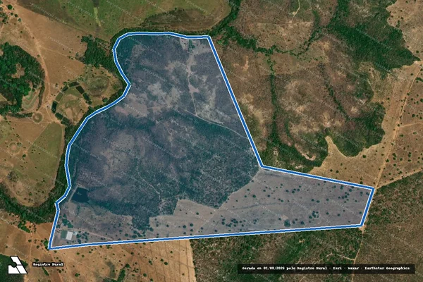Imagem de satélite de FAZENDA HOLANDA - 001 em Balsas - MA