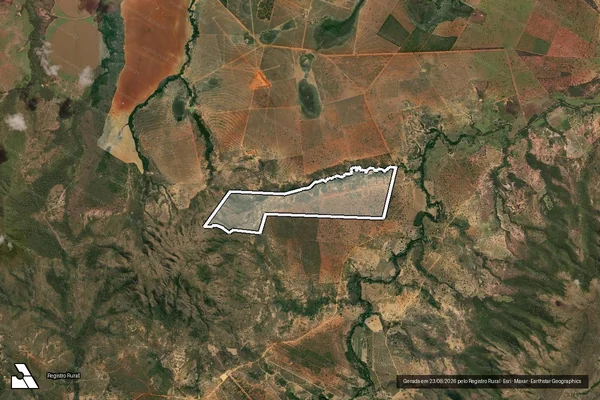 Imagem de satélite de FAZENDA TAQUARIL - Gleba 01 em Buritis - MG