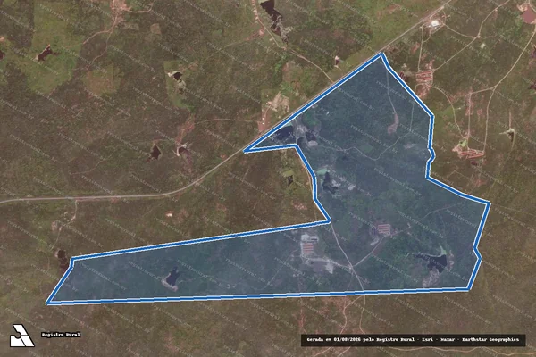 Imagem de satélite de FAZENDA PAPAGAIO - Parte 1 em Caridade - CE