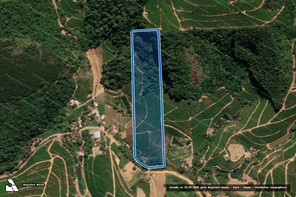 Imagem de satélite de Sitio São Pedro - Sitio São Pedro Gleba 01 em Marilândia - ES