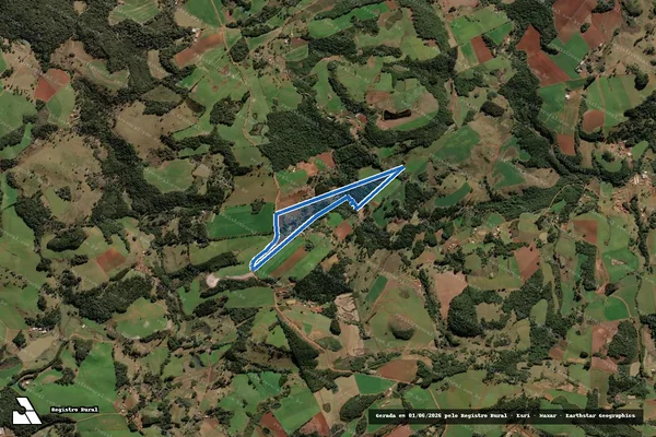 Imagem de satélite de Lote 22-P.A. CONTESTADO - GLEBA A em Fraiburgo - SC