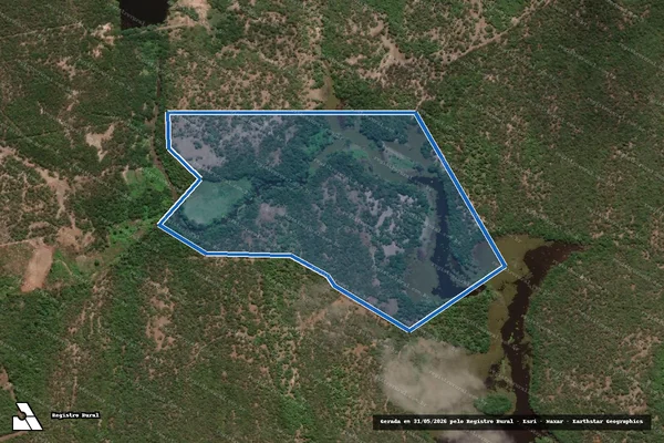 Imagem de satélite de PA Guanabara/ Lote Rural 19 ? CE004700000078 - Lote Rural 19 em Jaguaretama - CE