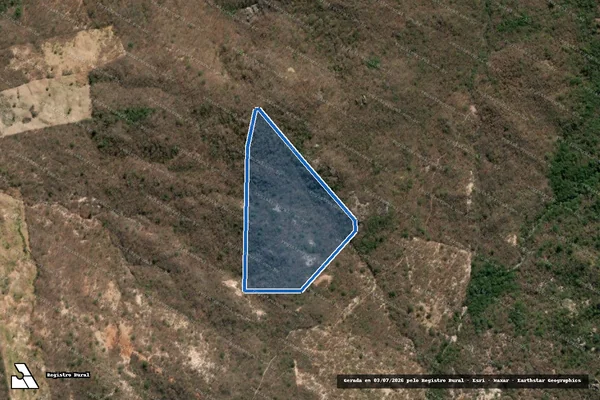 Imagem de satélite de FAZENDA SANHAROL - Parte 4 em Serranópolis de Minas - MG