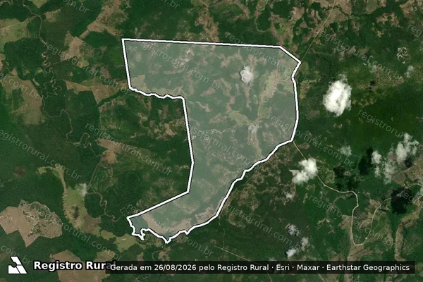 Imagem de satélite de FAZENDA QUINHO - PARCELA 01 em Prainha - PA