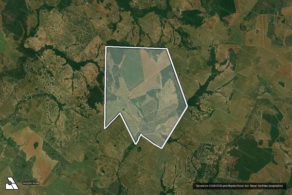 Imagem de satélite de Fazenda Boa Vista - Parcela 1 em Bela Vista - MS