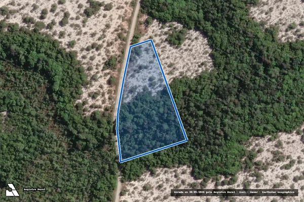 Imagem de satélite de CÓRREGO DA PRAIA - LOTE Nº 5 / CÓRREGO DA PRAIA  - LOTE Nº 5 GLEBA “B” em Carapebus - RJ