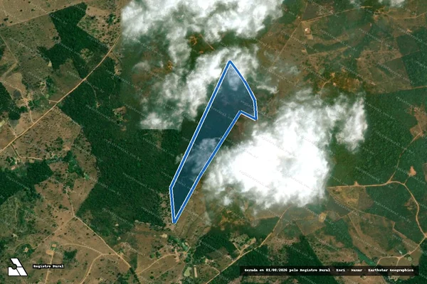 Imagem de satélite de P.A PALMEIRA JUSSARA ? LOTE 28 - Parte 1 em Marabá - PA