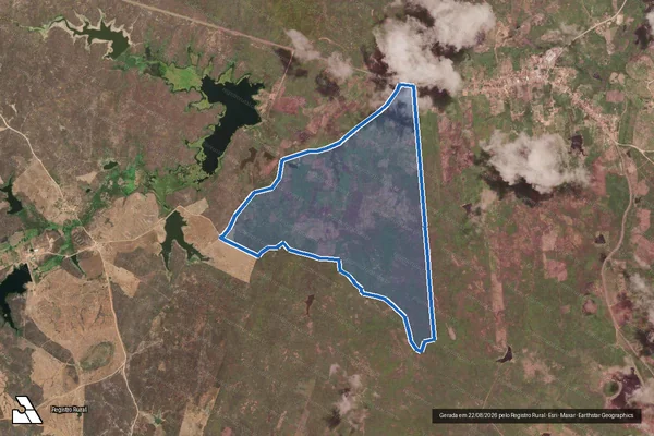 Imagem de satélite de FAZENDA LAGOA DO MATO / SÃO FRANCISCO - PARCELA 03 em Pires Ferreira - CE