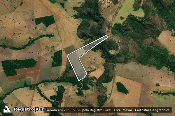 Imagem de satélite de FAZENDA DAS POSSES - Gleba 01 em Itumbiara - GO