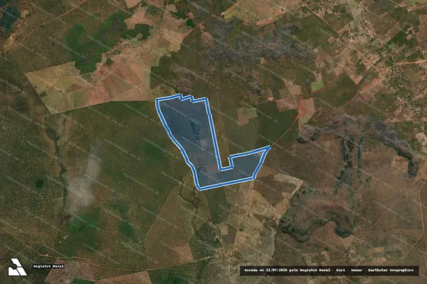 Imagem de satélite de FAZENDA PANDEIROS - Parte 1 em Januária - MG