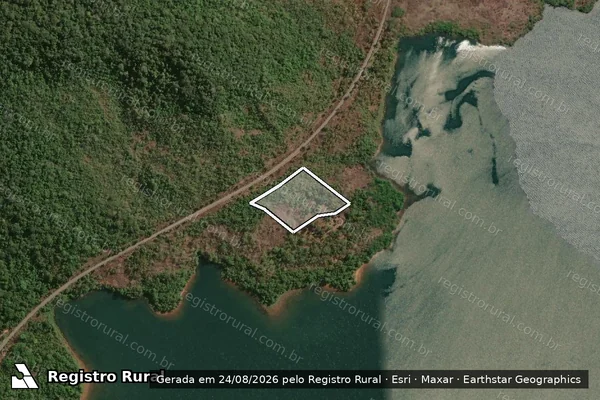 Imagem de satélite de LOTE 20 ? LOTEAMENTO LIVRAMENTO FAZENDA BURITIZINHO) - AREA III em Palmeiras do Tocantins - TO