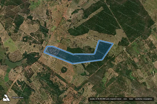 Imagem de satélite de Fazenda Alegre II - REMANESCENTE em Poconé - MT