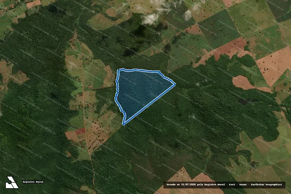 Imagem de satélite de P.A. CHICO MENDES Reserva Legal 03 - Reserva Legal 03 em Querência do Norte - PR