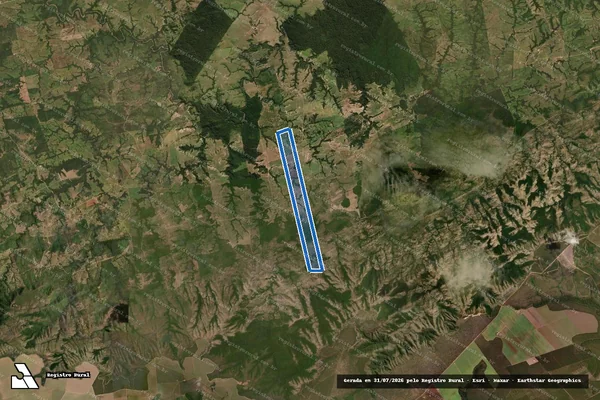 Imagem de satélite de FAZENDA SANTA MARIA - Gleba 01-ÁREA DESMEMBRADA em Nova Brasilândia - MT