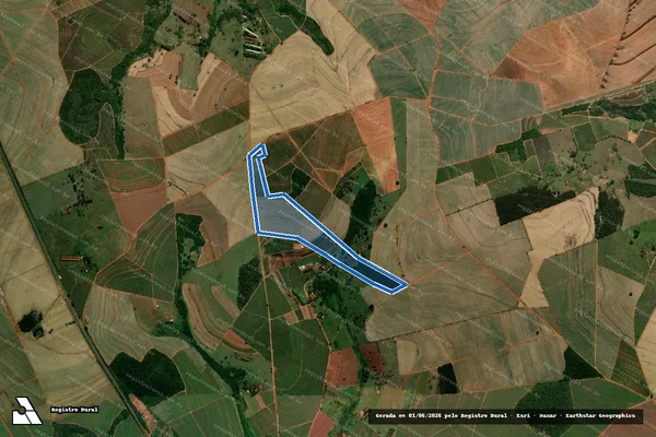 Imagem de satélite de SITIO CABREUVA - Parte 1 em Bariri - SP