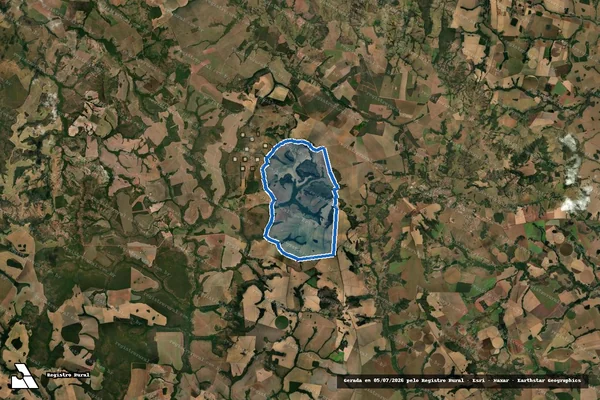 Imagem de satélite de FAZENDA FEIXE - Parte 1 em Paraúna - GO